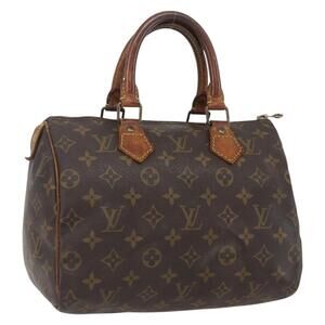 LOUIS VUITTON Monogram Speedy 25 Hand Bag M41528 LV Auth am10389